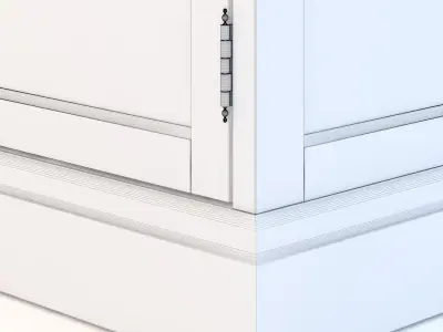 Malsjo Glassdoor Cabinet  3D model