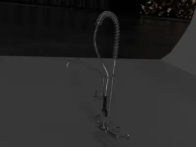 3 Sink Faucet Low-poly 3D model