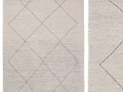 ZIYAD WOOL RUG 3D model