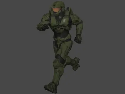 Master Chief - Spartan-117 3D Model Low-poly 3D model