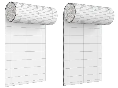 Desi Outdoor Sconce Low-poly 3D model