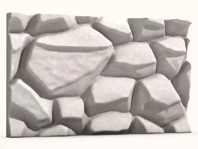 Stylized Stone Wall Pack Vol 1 10 Models