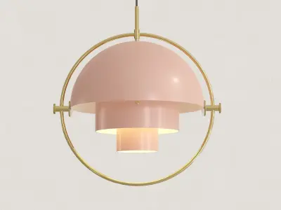 Gubi Multi-Lite Pendant 10 Lamp Set 3D model