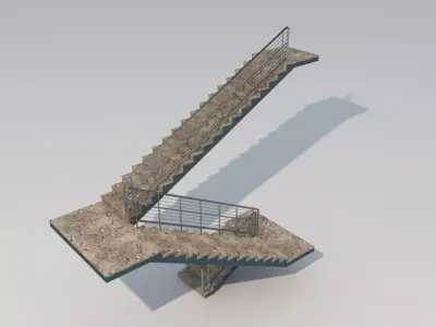 Simple Stair  3D model