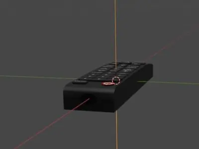 TV Remote Free 3D model