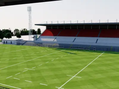 Stadio Plebiscito - Padova - Italy 3D model