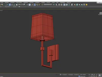 Hudson Valley Fletcher Wall Sconce Low-poly 3D model