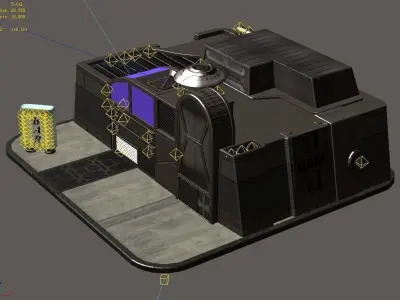 Machinery - Building - Bar 3D model