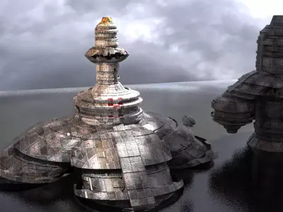 Planet Arch Pulse Terra Generator 1  3D model