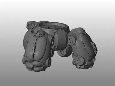 CHIBI-TECH SD - TRIDENT CHASSIS         3D print model