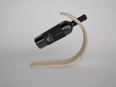 Wine Bottle 1 3D model