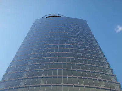 Kanyon - Eczacibasi Holding Headquarters Low-poly 3D model