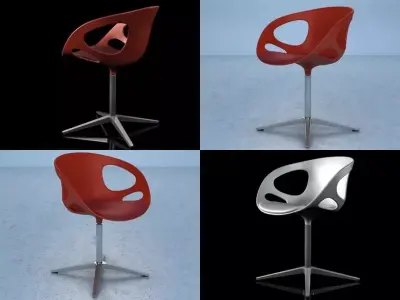 RIN swivel chair - swivel chair 3D model