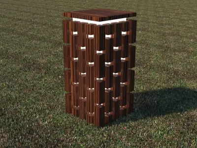 garden lighting 3D model