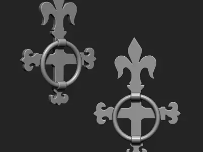 Door Latch IMM Brush Pack 21 in One 3D model