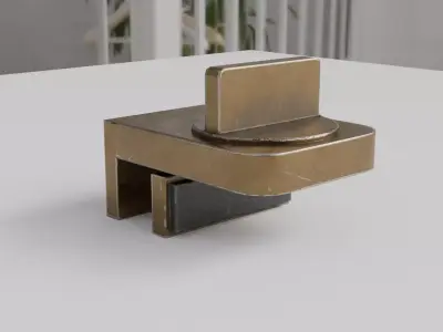 Window Lock Stopper Low-poly 3D model