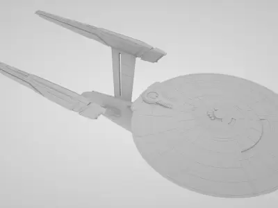 Star Trek Discovery - USS Enterprise Refit STLs for 3D printing 3D print model