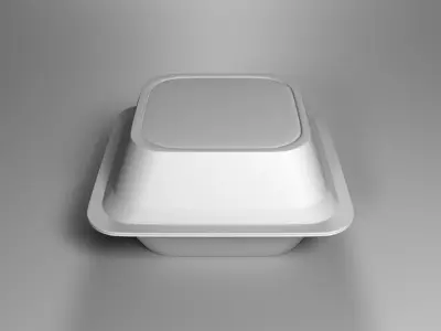 Fast Food Packaged Box 3D model