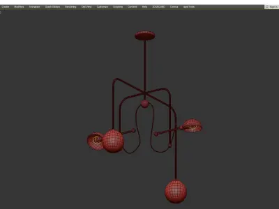 GOLD LAZY Low-poly 3D model