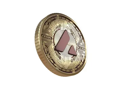 Avalanche Coin v7 001 3D model
