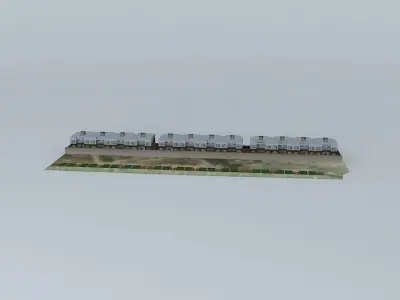 Odd buildings C / Rio Mundo, urbanizacióm Salitre Free 3D model