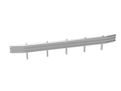 Road Railing Set 3D print model