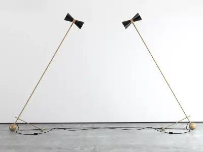 Counterweight Floor Lamp Free 3D model