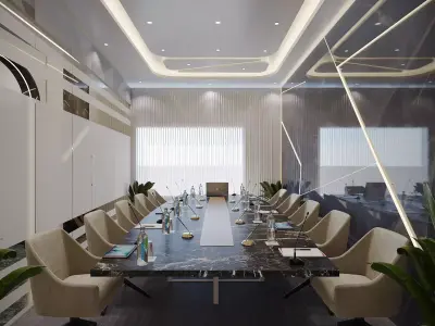 MinistersOfficeInteriorScene3dsMaxCoronaRenderer 3D model