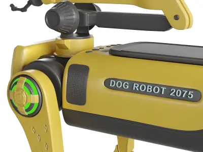 DOG ROBOT 2075 3D model