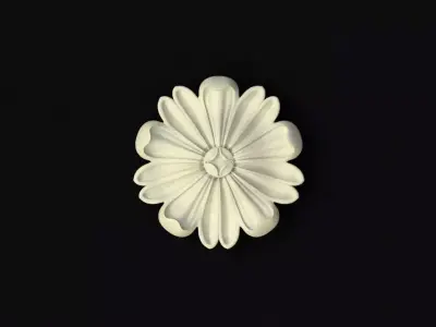 rosette dekor 3D model 9