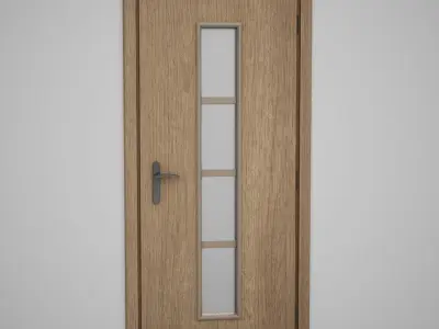 CGAxis Door 3D model