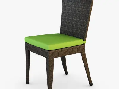 Rexus chair brown v 1 3D model