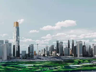 Kuala Lumpur City Centre 3D model