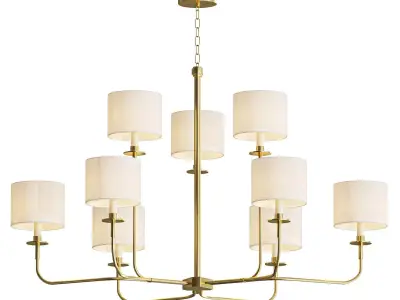 Marlowe 9 Light Chandelier 3D model