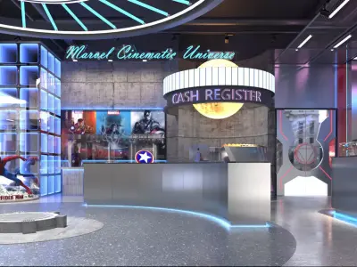 Marvel Character Model Iron Man Spider Man 3D model