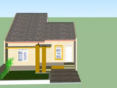 Type 50 House Design 3D model