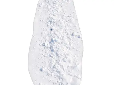 Small pieces of snow 3D model