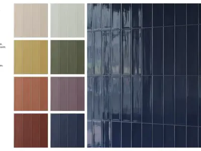 Subway Tile in Stack Bond Layout Texture