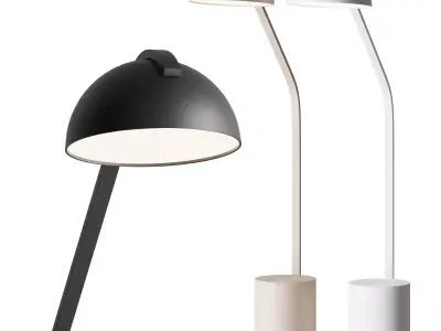 Half Dome Overhang Lamp 3D model