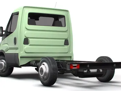 Iveco Daily Single Cab L1 Chassis 2026 3D model