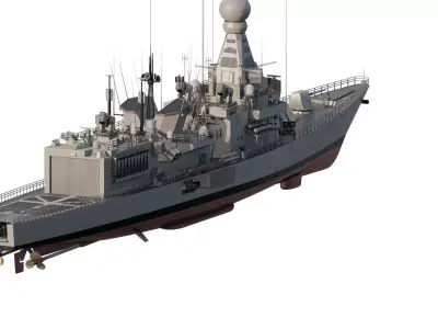 GREEK NAVY MULTIROLE ADVANCED FRIGATE 3D model