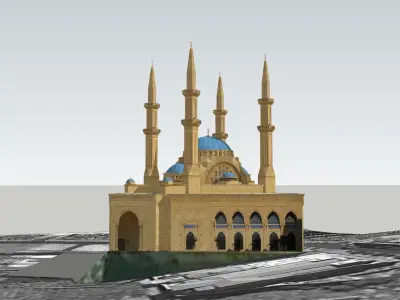 Mohammad Al Amin Mosque 3D model