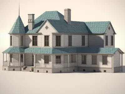  The green House 3D model
