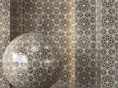 Morocco Tile Texture 4K - Seamless - 4 Color Texture purchase