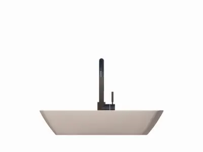 Toilet Lavatory with Faucet for Enscape 3D model