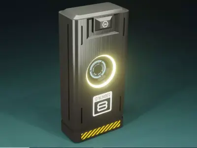 HardSurface - Sci-Fi Light Box 3D model