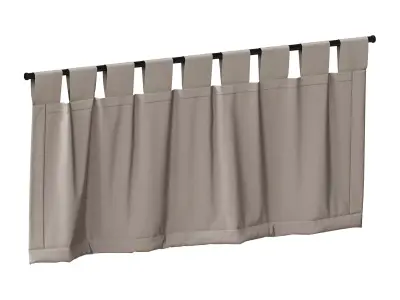 Curtain HE-No 03 Cafe Curtain 01 3D model