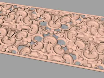 3D carved model furniture 3D design used for artcam aspire E1007 3D model