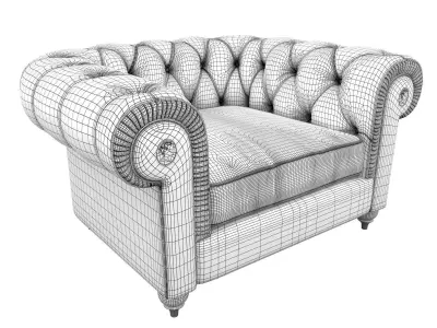 Alfred Armchair 3D model