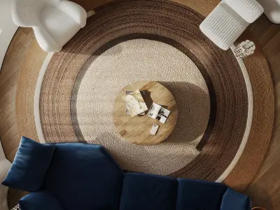 Modern living room 3D model